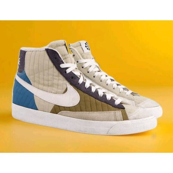 Nike Blazer Mid 77 LX NN Premium Toasty Mens 8.5 Rattan Sail Sneakers Shoes Nice - Picture 1 of 8